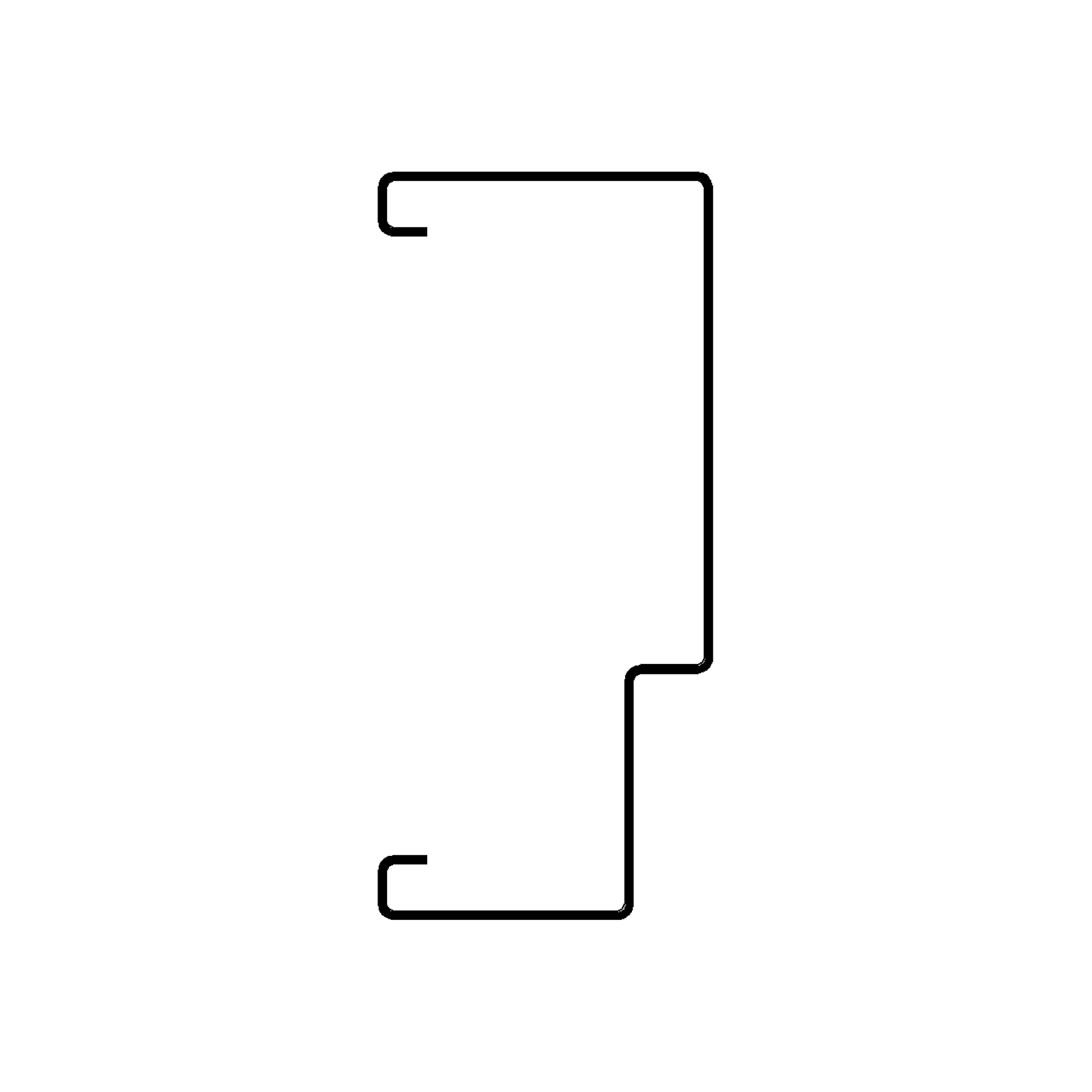 DSR - Drywall Single Rabbet Profile